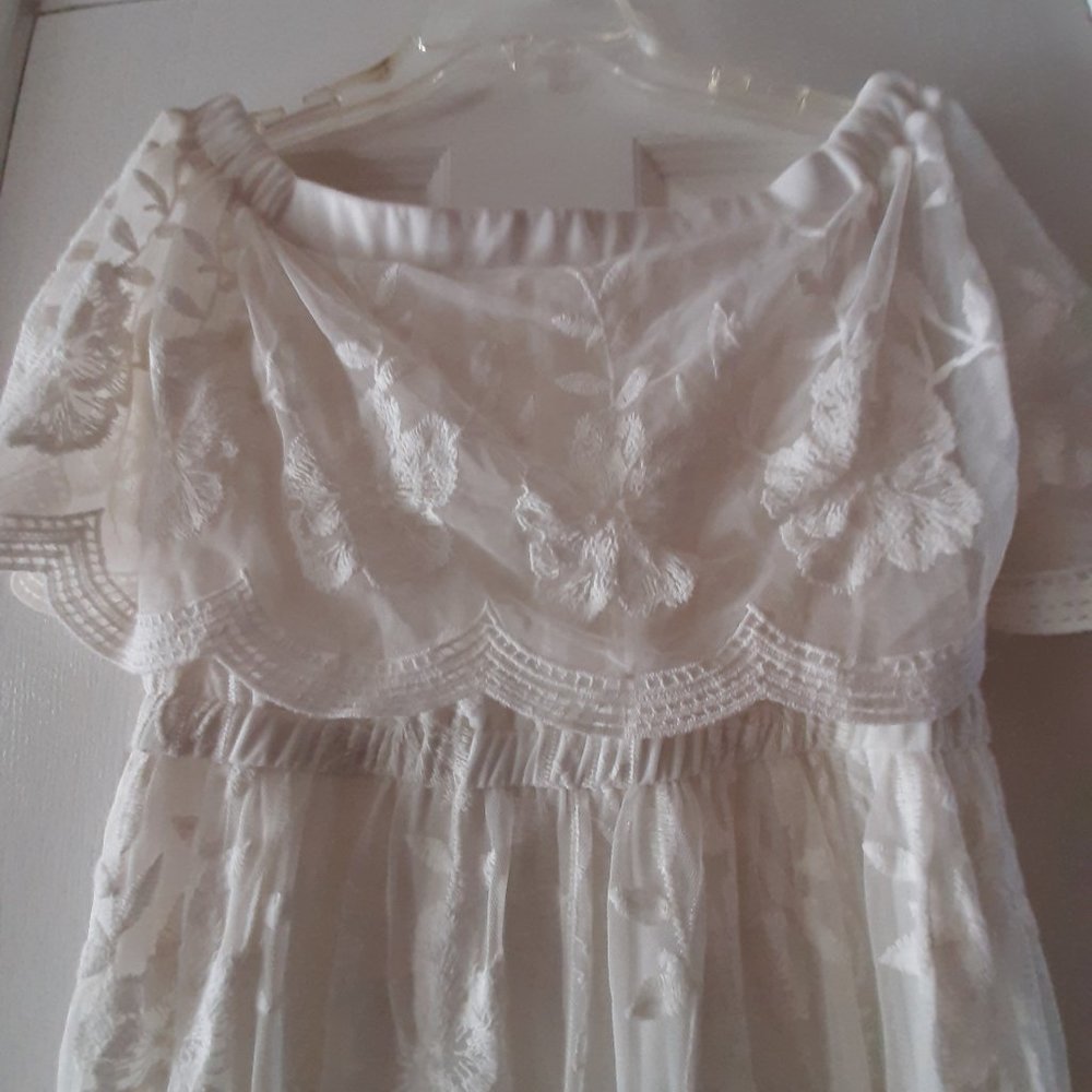 New Cotton Lace Maxie Dress - Picture 2 of 6